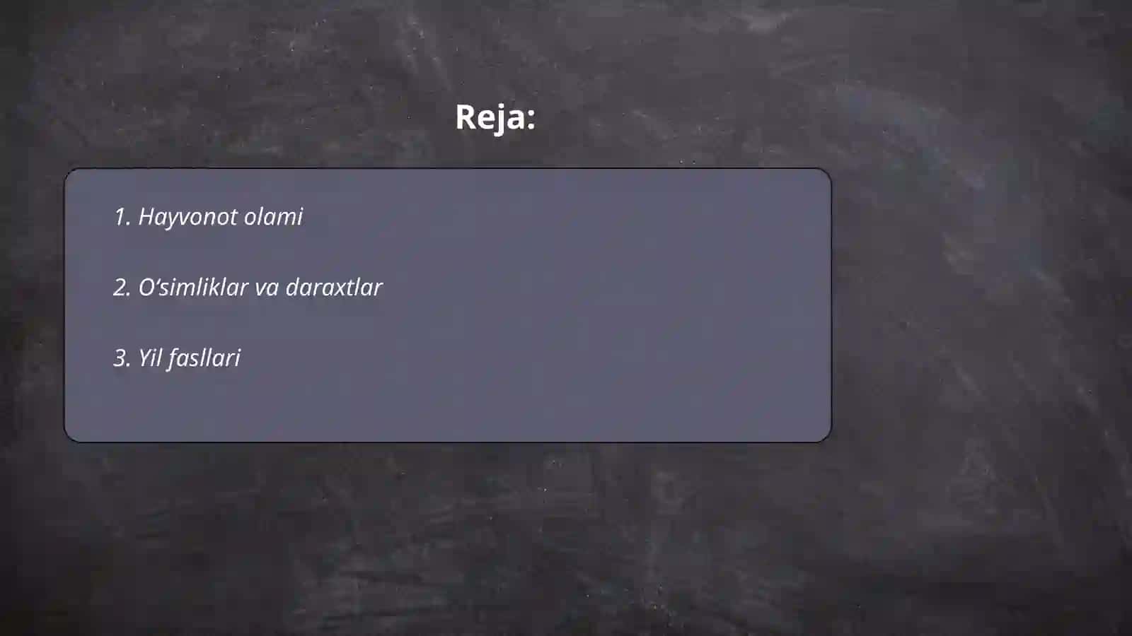 Ilk qadam davlat oʻquv dasturida tabiat va atrof olam bilan tanishtirish mazmuni 2