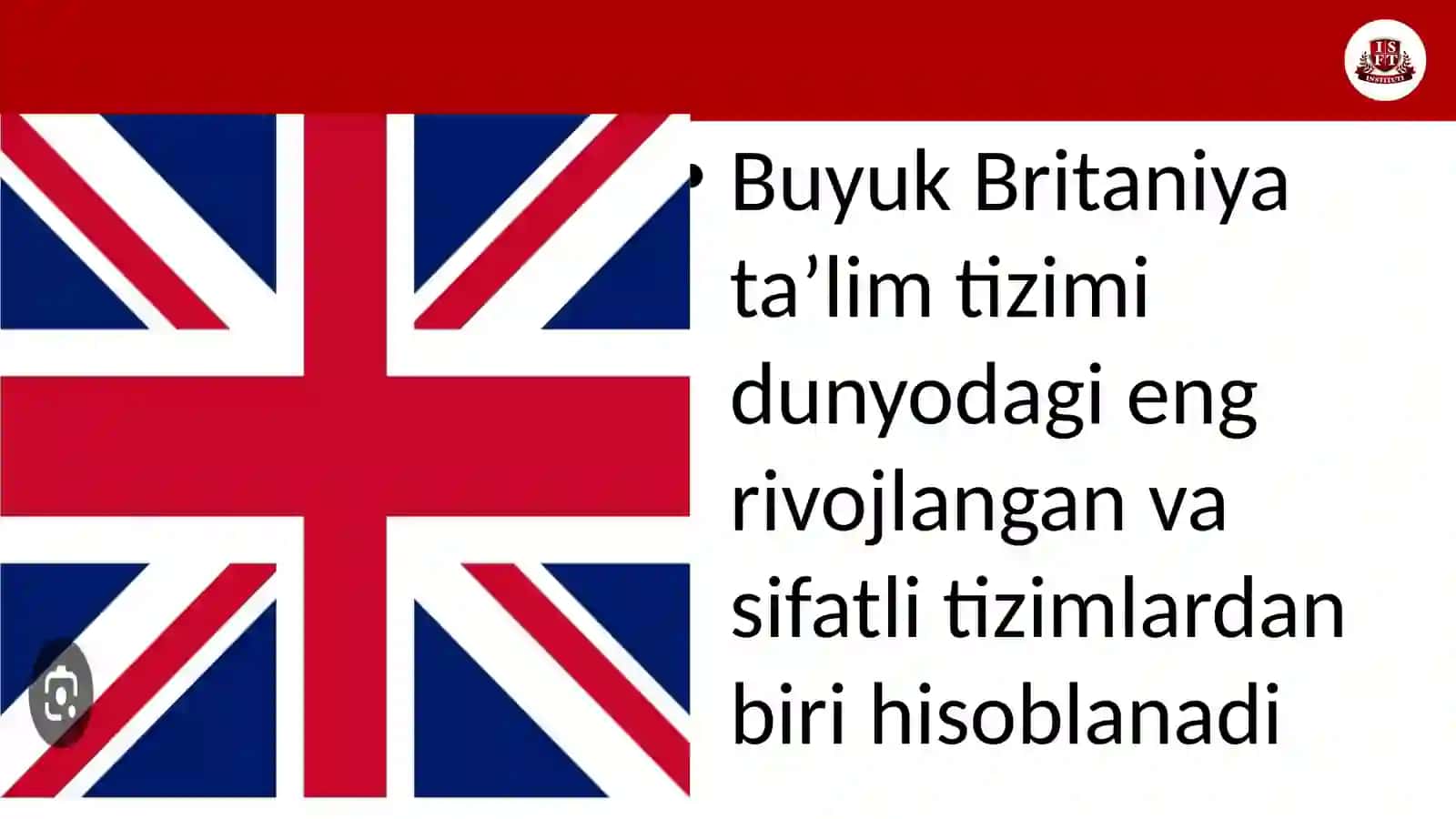 Buyuk Britaniya ta’lim tizimi 2