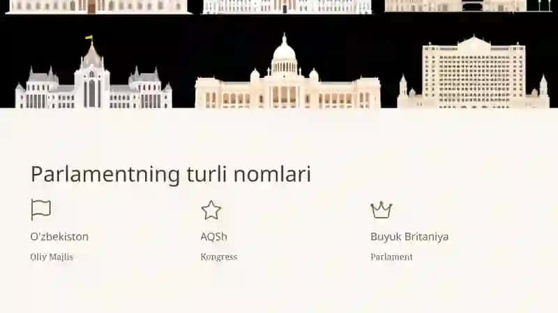 Qonun chiqaruvchi hokimiyat: Davlat mexanizmida o'ziga xos o'rin 2