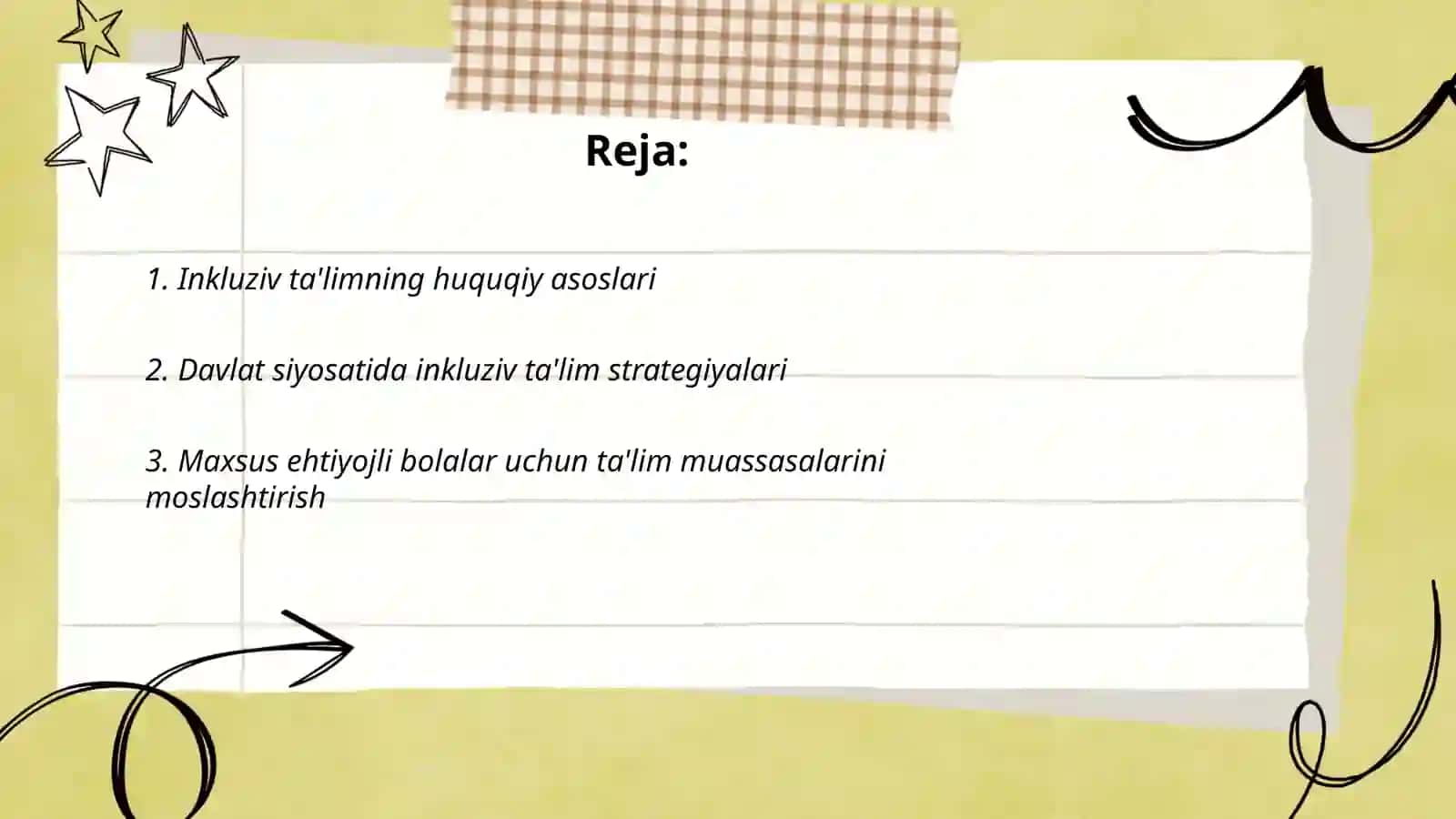 Davlat ijtimoiy siyosatida Inkluziv taʼlim muamolari 2