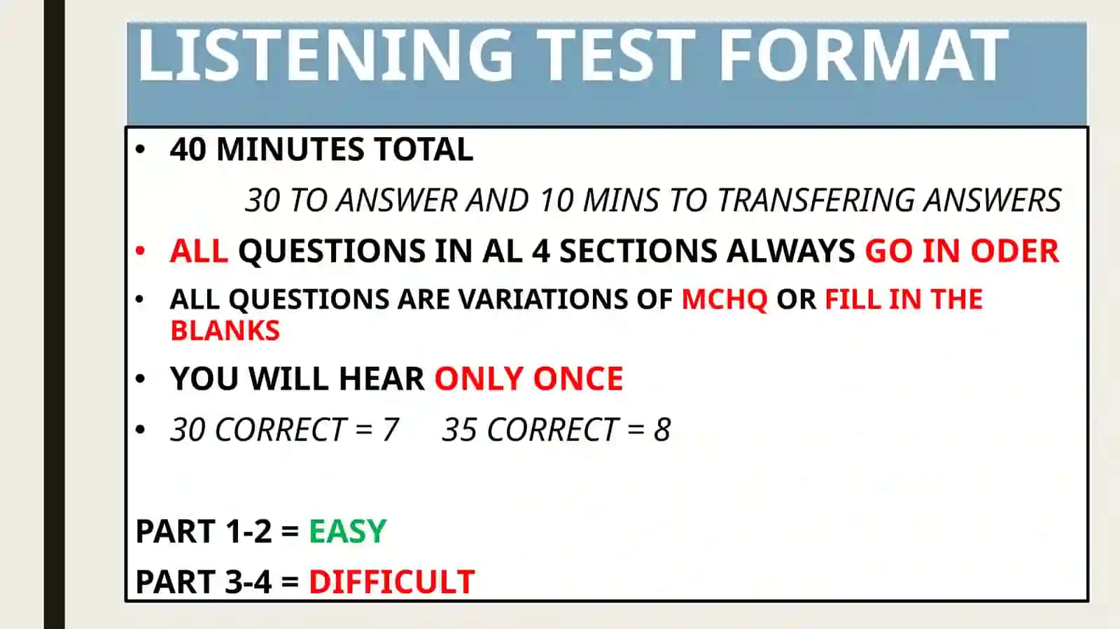 IELTS Listening 8+ Strategies 2