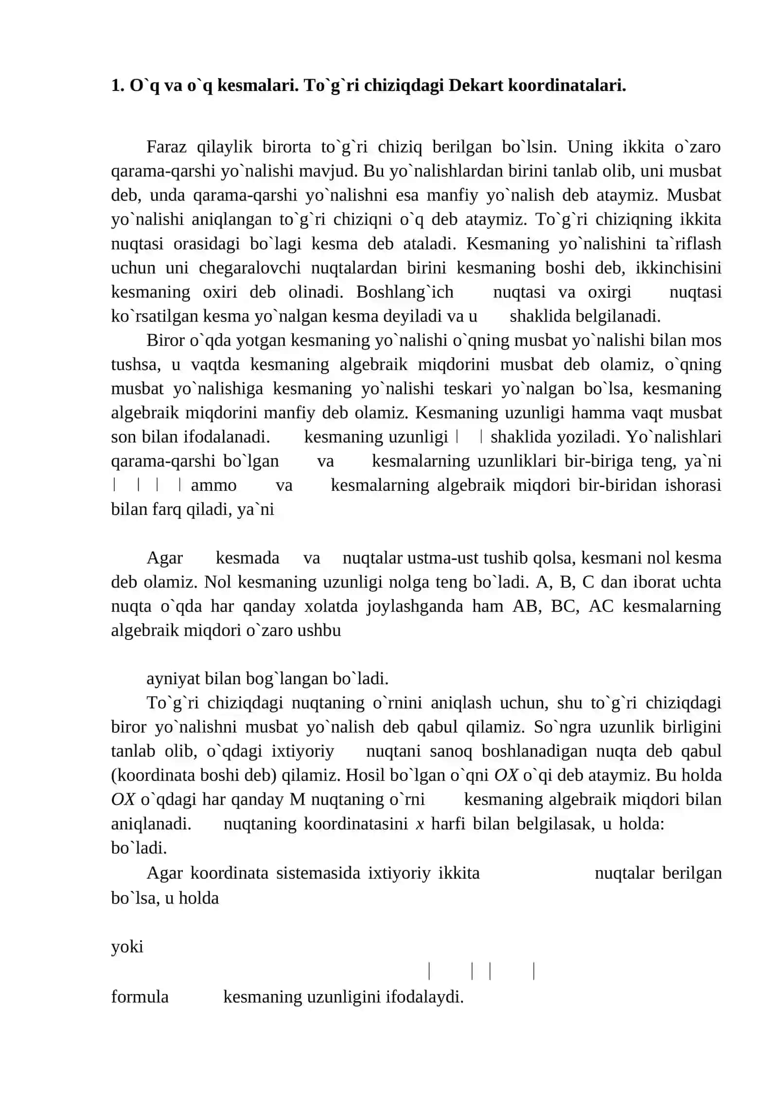 Kordinata burchagi 2