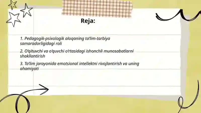 Ta’lim-tarbiya samaradorligini oshirishda pedagogik-psixologik aloqaning ahamiyati 2