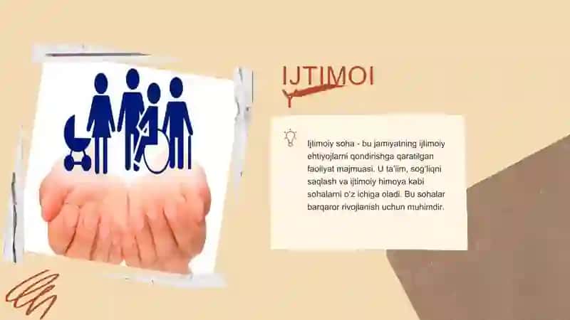 O'zbekistonda davrlar osha ijtimoiy soha bo'yicha qilinayotgan ishlar 2