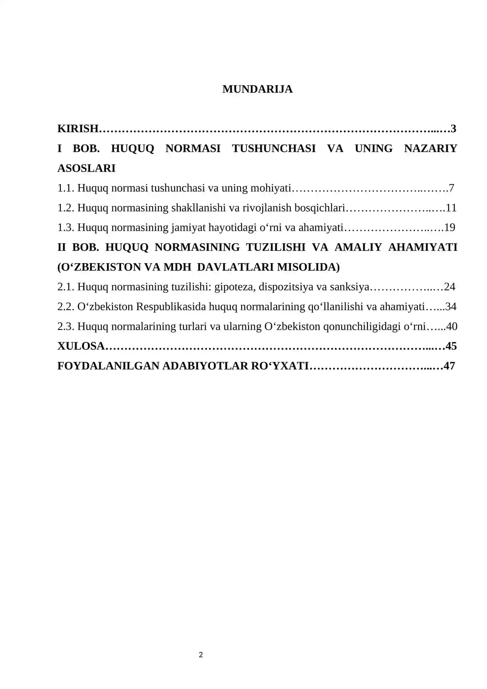 Huquq normasi tushunchasi va uning belgilarini tahlil qilish 2