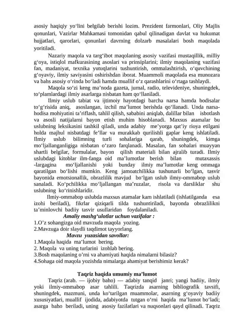 9-mavzu. Soha bo’yicha belgilangan mavzu asosida ilmiy tadqiqot olib borish jarayonlari 2