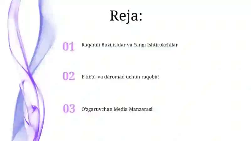 Raqamli Buzilishlar va Yangi Ishtirokchilar 2