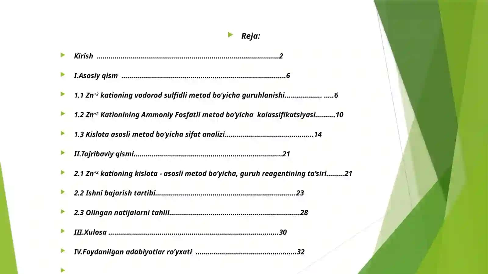 Rux(II) kationining analitik kimyosi 2