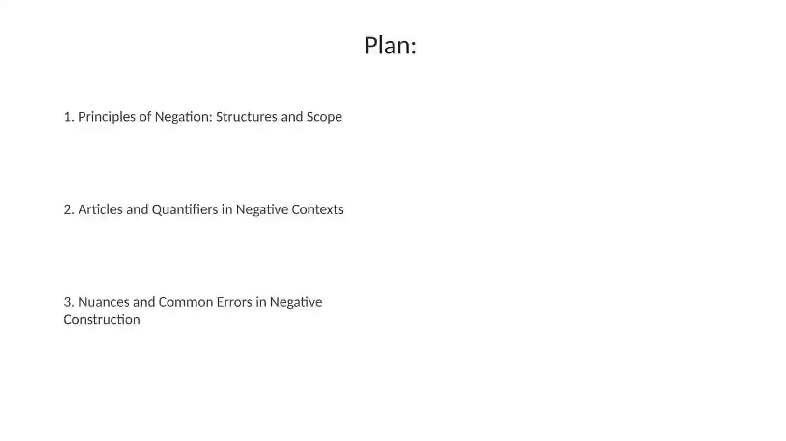 Negative articles 2