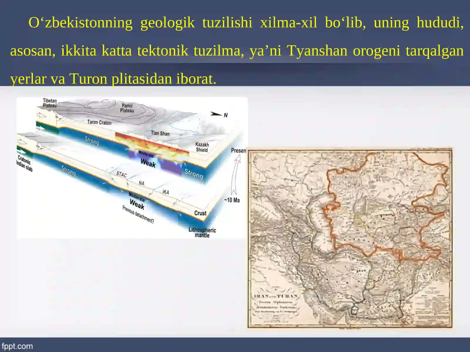 O'zbekistonning geologik tuzilishi va yer yuzasining taraqqiyoti 2
