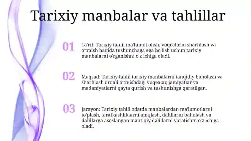 Tarix Fanini Kuzatish Va Uni Tahlil Qilish 2