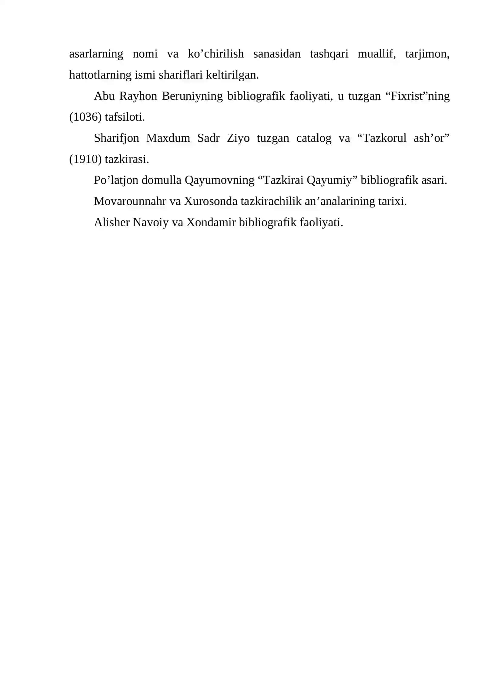 Movarounnahr va Xurosonda qo’lyozma kitoblarni zikr etish 2