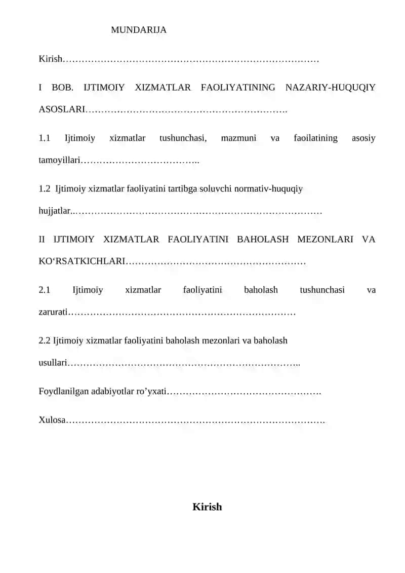 IJTIMOIY XIZMATLAR FAOLIYATINING NAZARIY-HUQUQIY ASOSLARI 2