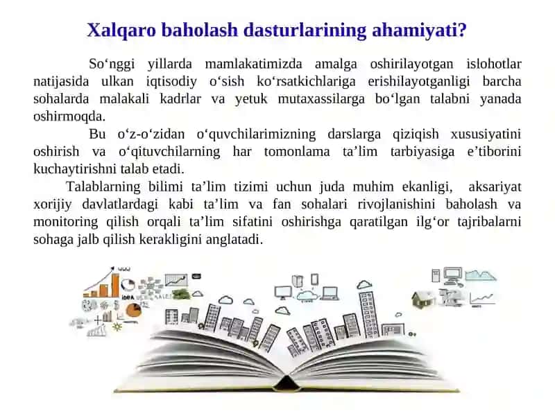 xalqaro baholash dasturi 2