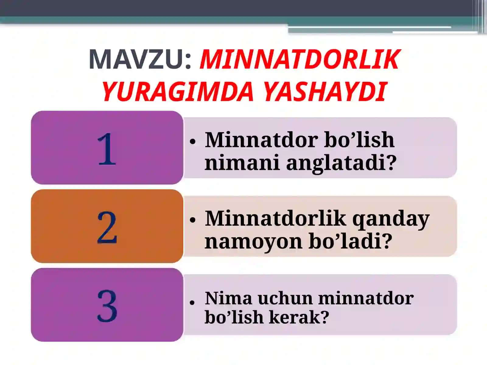 Minnatdorlik Yuragimda Yashaydi 2