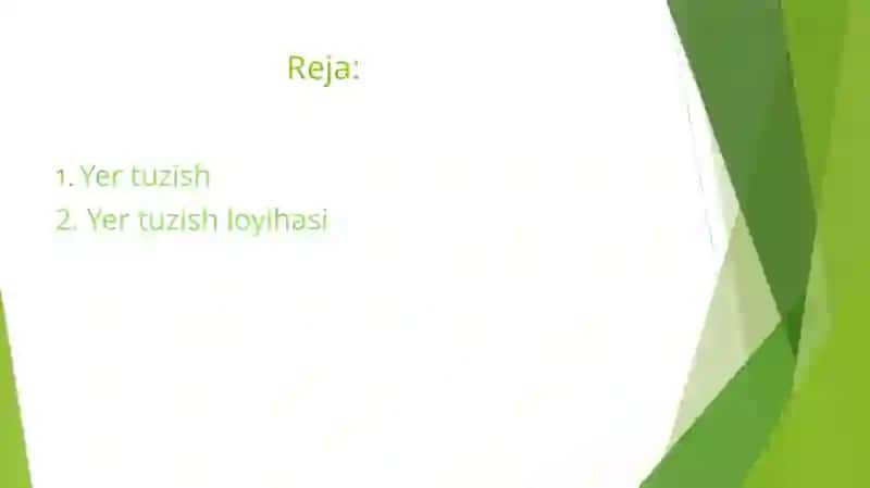 Yermaydonlarini mexanik usulda loyihalash 2