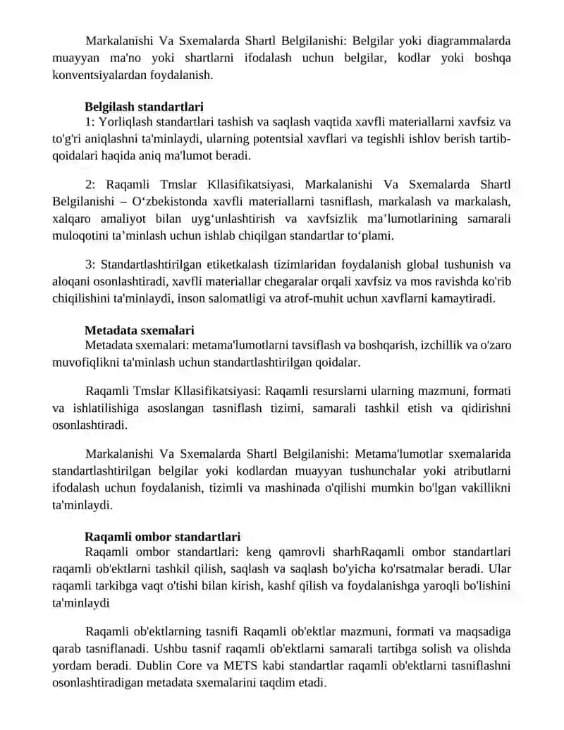 Raqamli Tmslar Kllasifikatsiyasi, Markalanishi Va Sxemalarda Shartl Belgilanishi 2