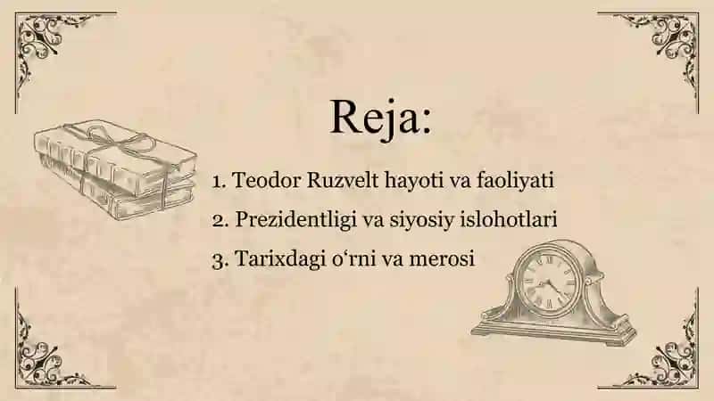 Teodor Ruzveltning tarixdagi o‘rni 2
