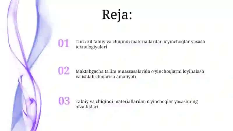 Turli xil tabiiy va chiqindi materiallardan o'yinchoqlar yasash texnologiyalari 2