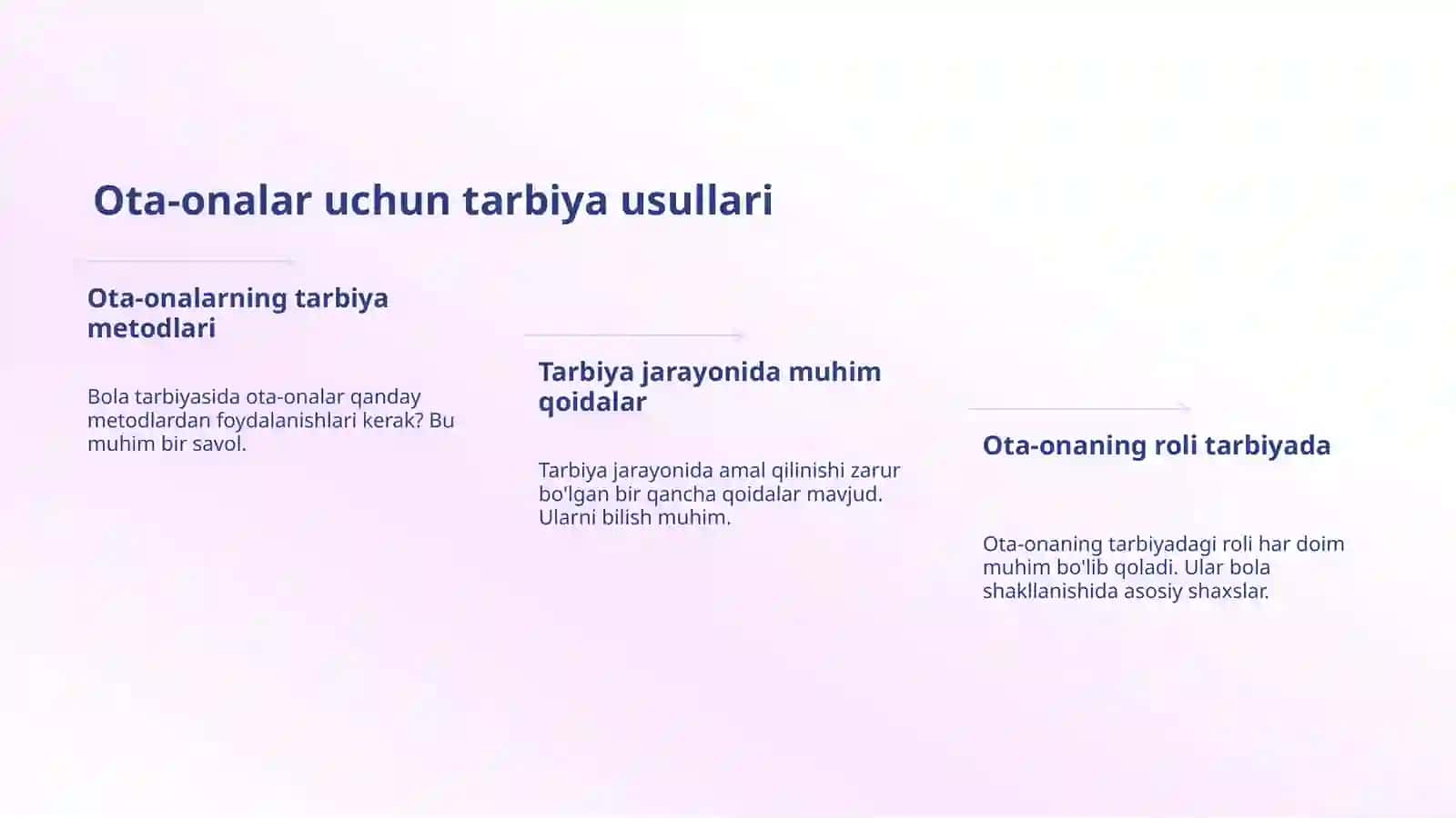 Bola tarbiyasida tarbiya va ijtimoiy tarbiyaning roli 2