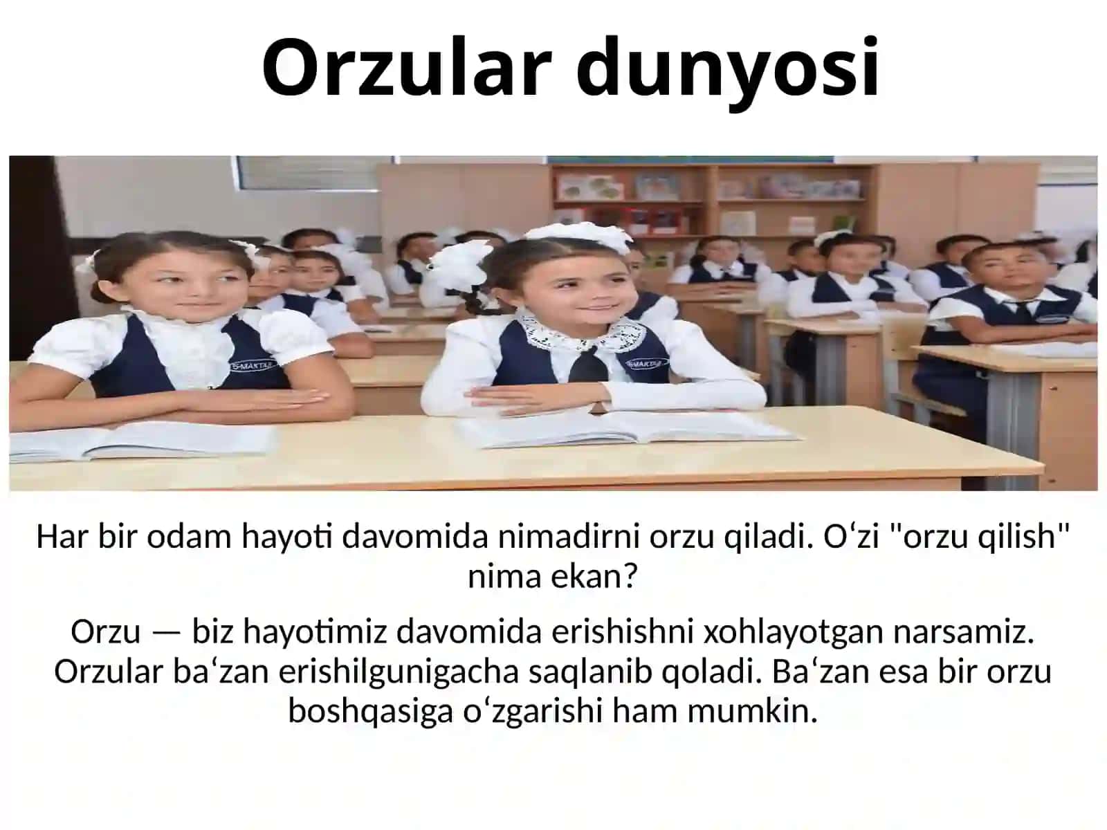 Orzular dunyosi 2