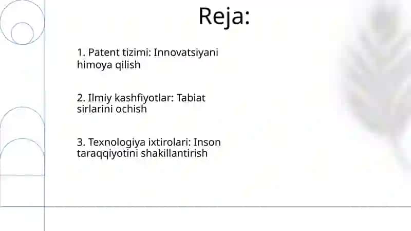 Ilmiy kashfiyotlar, ixtiro, patentlarning mohiyati va asosiy turlari 2