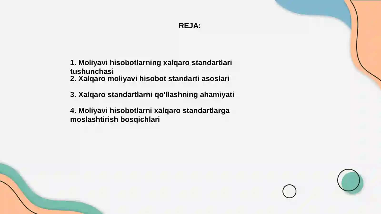 Moliyavi hisobotning xalqaro standarti 2
