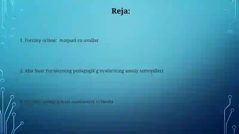 Abu Nasir Farobiining pedagogik g‘oyalari 2