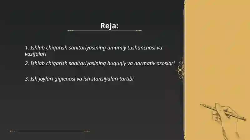 Ishlab chiqarish sanitariyasi 2