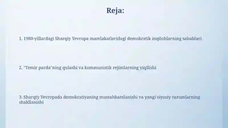 "Demokratiyalashuv jarayonining muammolari va qiyinchiliklari" 2