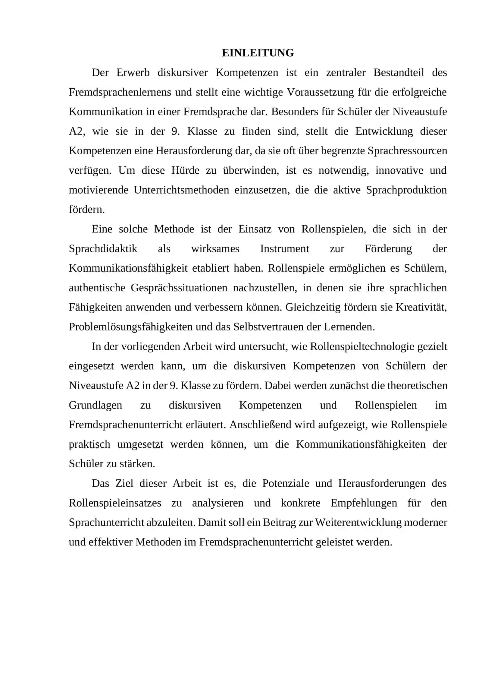 Der Einsatz von Rollenspieltechnologie bei der Entwicklung diskursiver Kompetenzen von Schülern 2