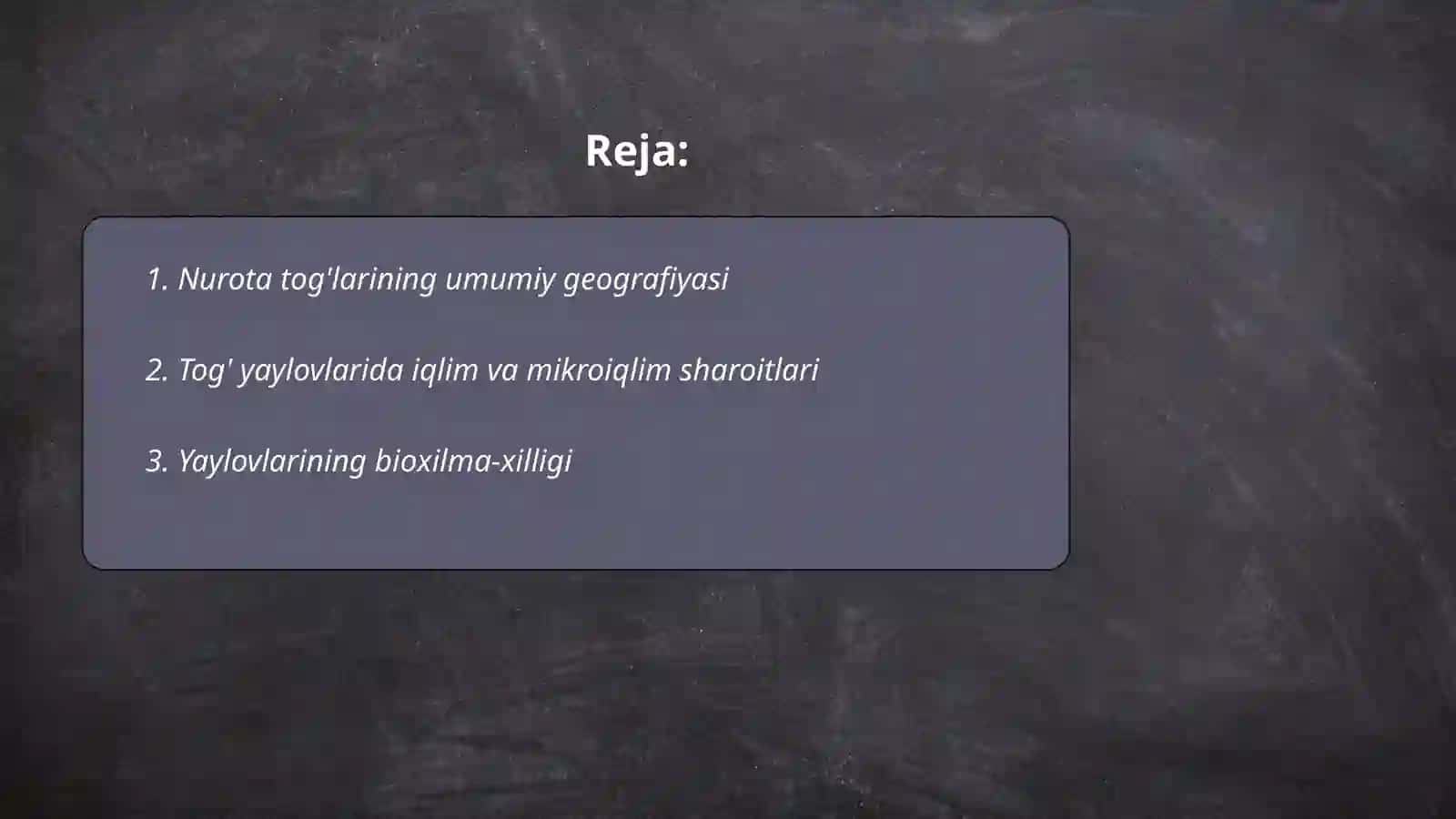 Nurota tog oldi yaylovlarining geoekologik holati 2