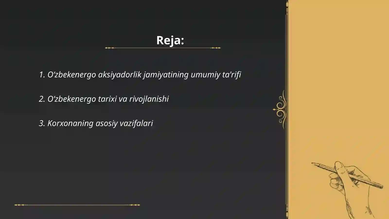 Oʻzbekenergo aksiyadorlik jamiyati 2