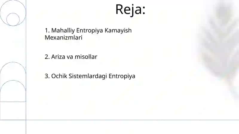 Mahalliy Entropiya Kamayish Mexanizmlari 2