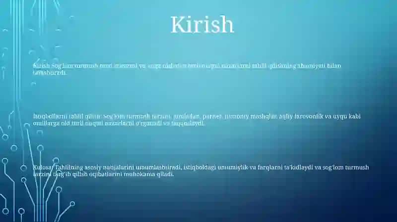 SogʻLom Turmush Tarzi Haqidagi Fikrlar Va Qarashlar Tahlili 2