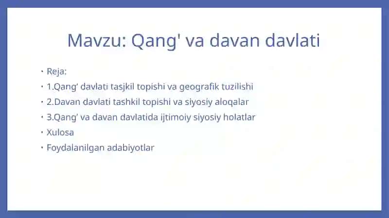 Qang' va davan davlati 2