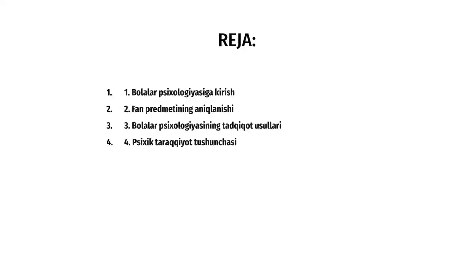 Bolalar psixologiyasi fanining asosiy kategoriyalari 2