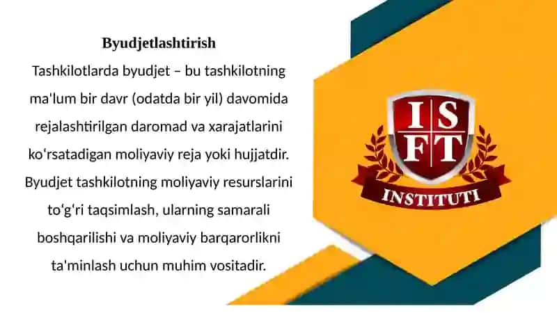 Byudjetlashtirish 2