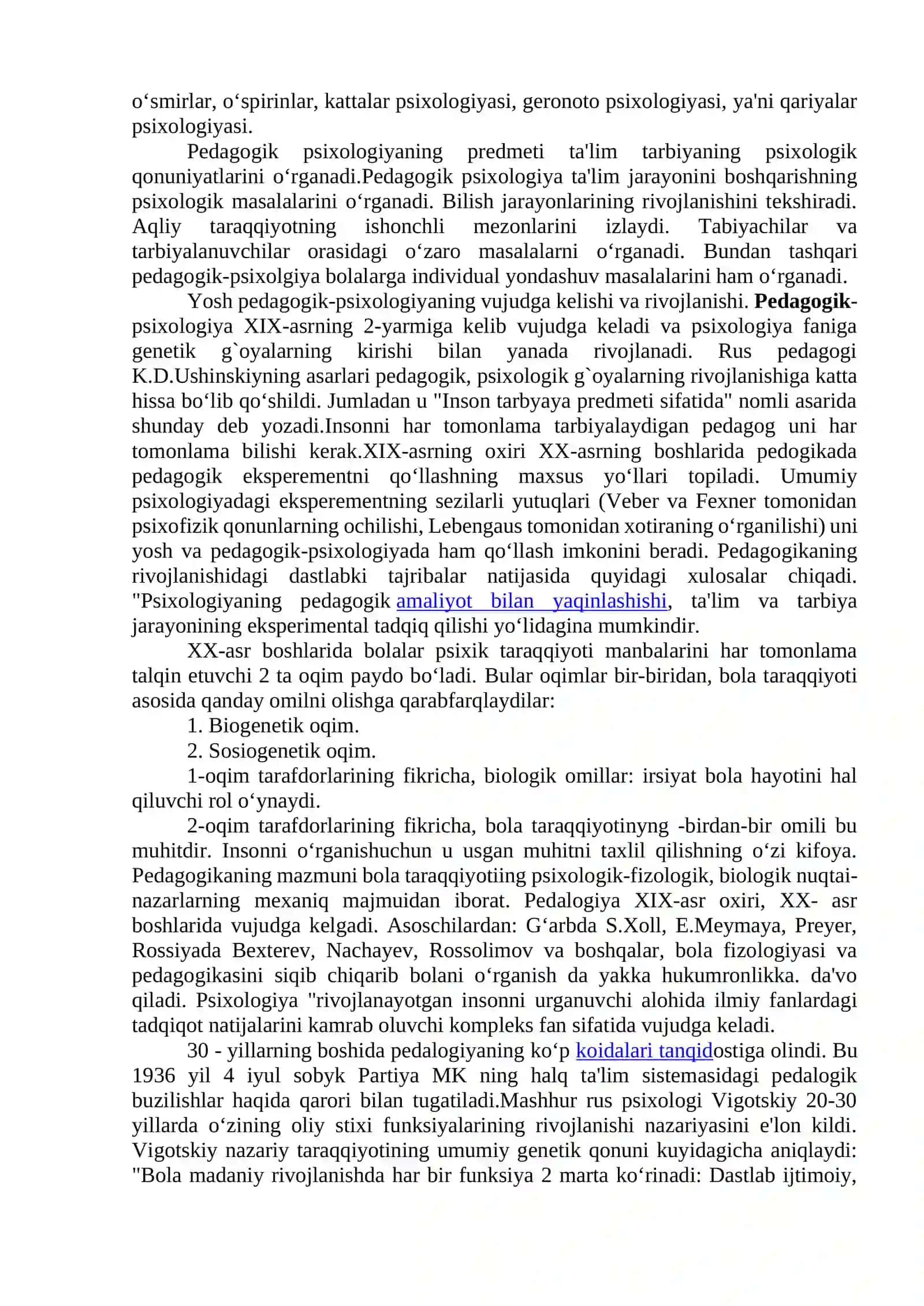 Pedagogik Psixologiya fanining muammolari 2