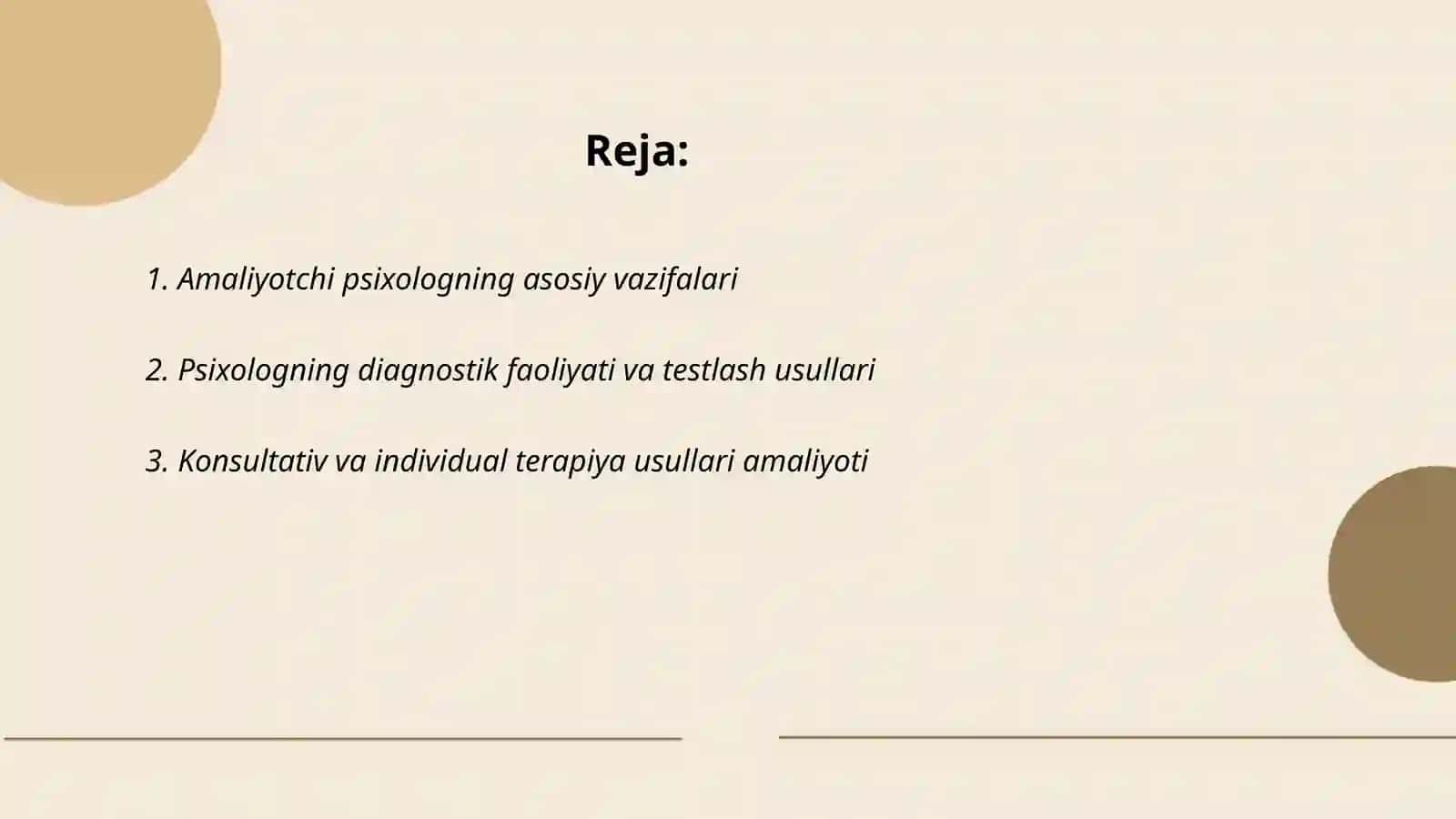 Amaliyotchi psixolog faoliyati 2