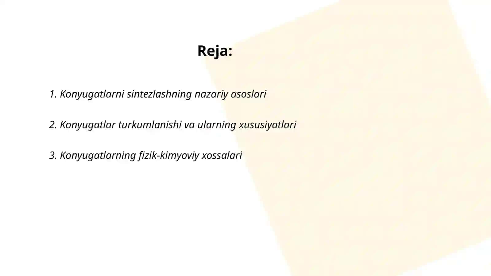 konyugatlarni sintezlash va ularni katalitik aktivliklarini aniqlash 2