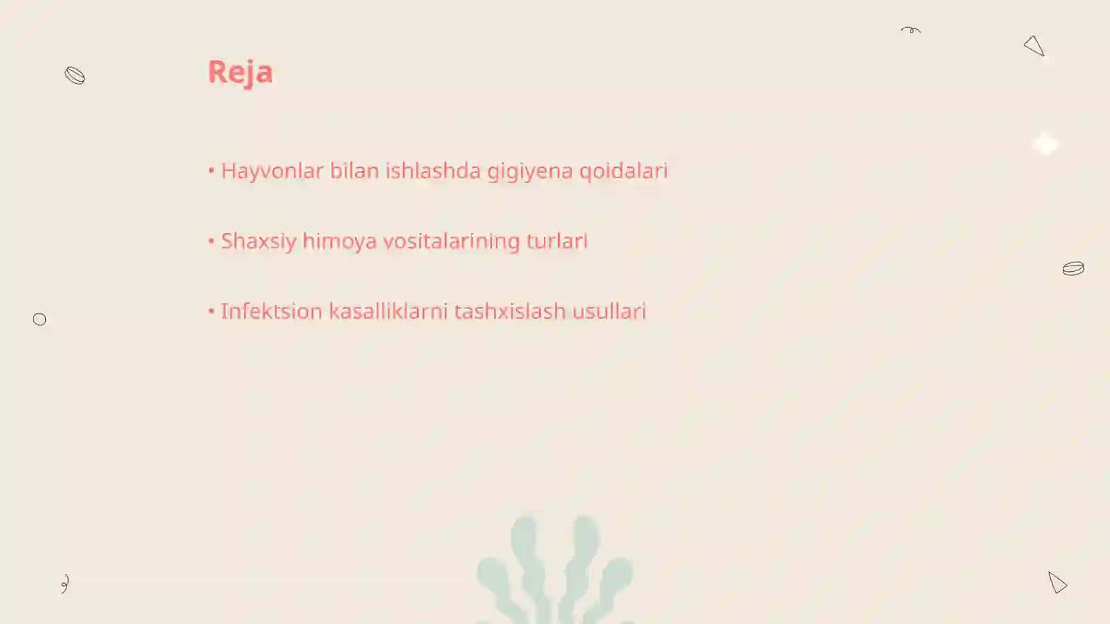 Infeksion kasallikka chalingan hayvonlar bilan ishlash qoidalari 2