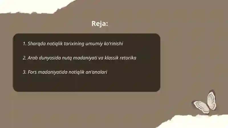 Sharqda nutq madaniyati va notiqlik 2