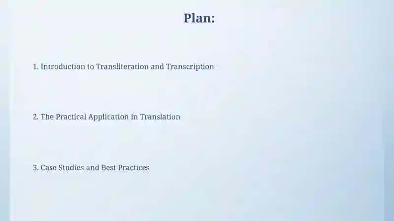 Transliteration and Transcription in Translation 2