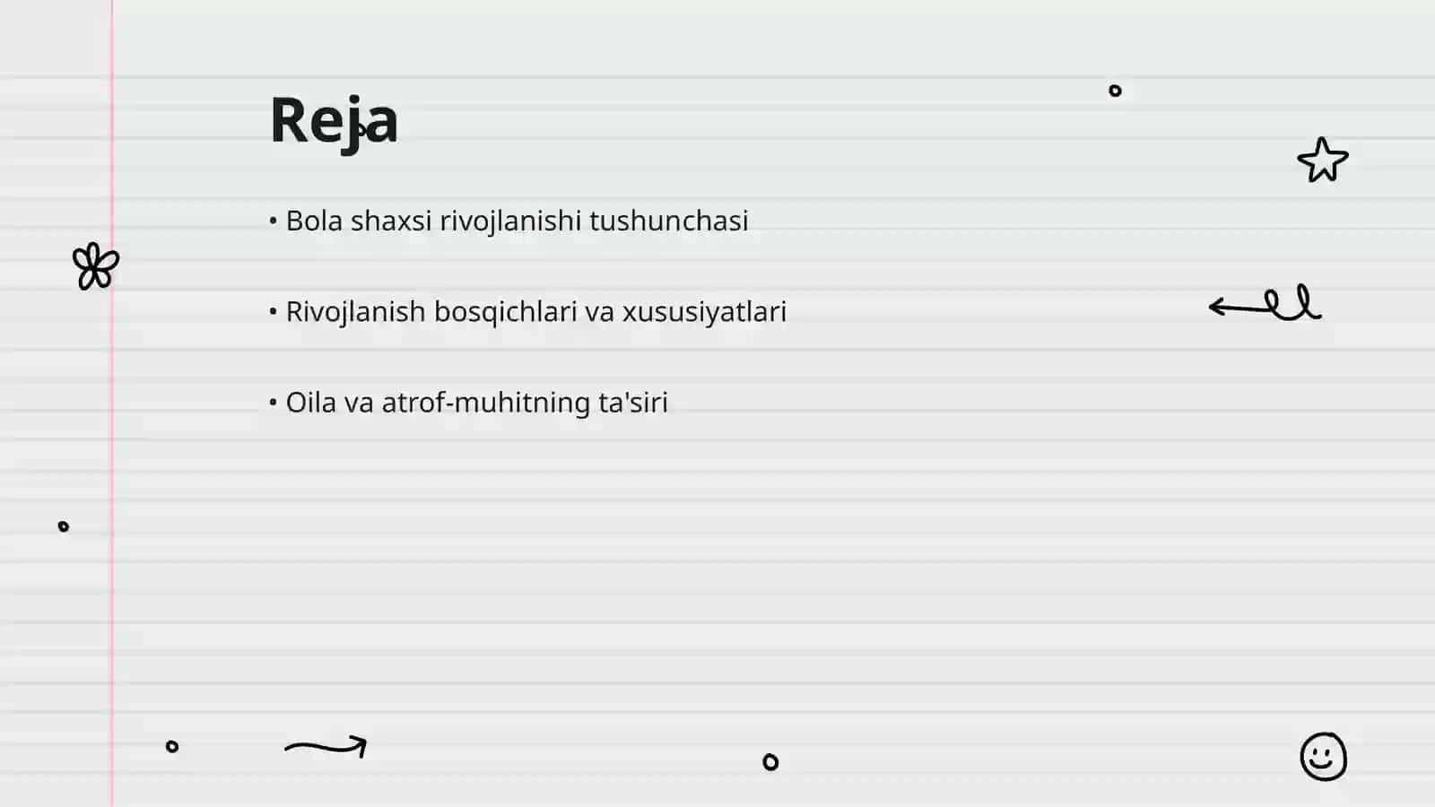 Bola shaxsi rivojlanishi 2