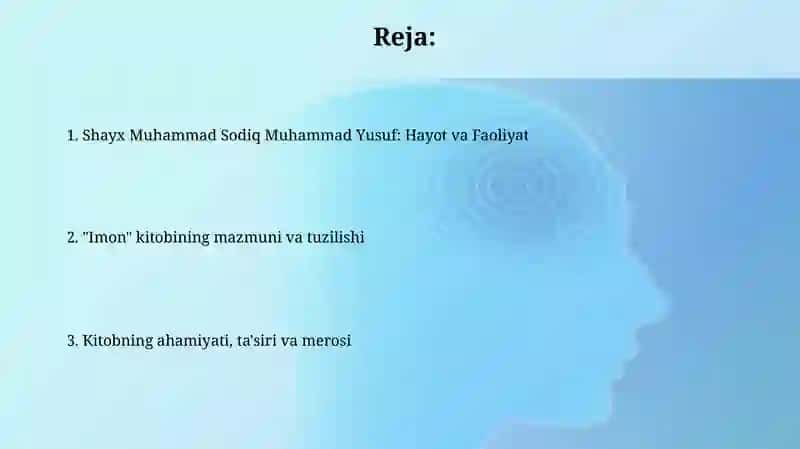 Shayx Muhammd Sodiq Muhammad Yusuf Iymon kitobi 2