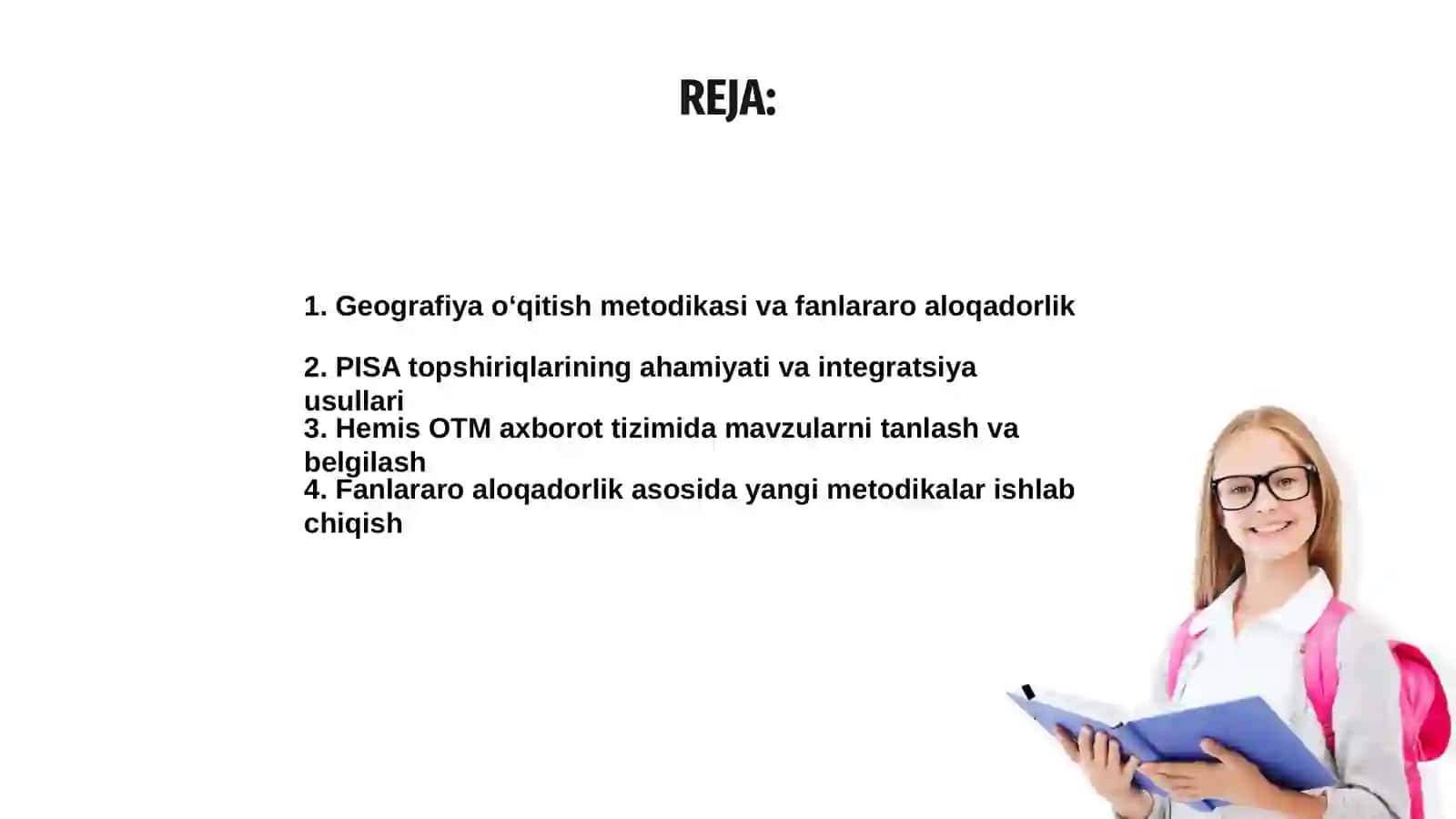Geografiya o‘qitish metodikasi va fanlararo aloqadorlik 2