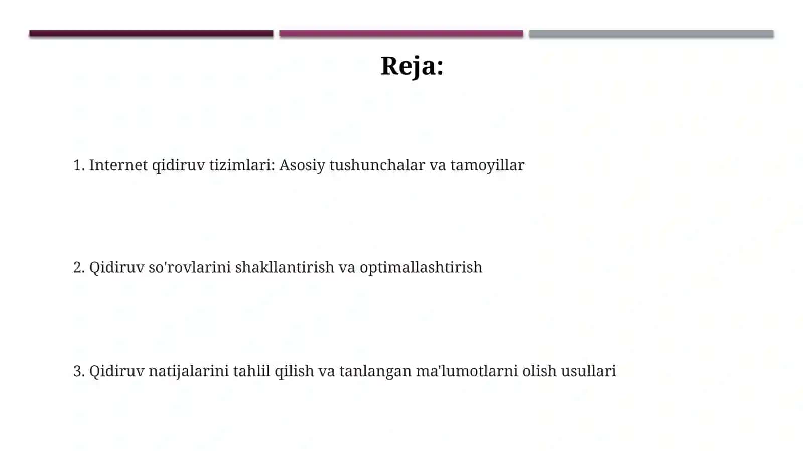 Internet qidiruv tizimida axborotlarni qidirish va tanlangan axborotlarni olish 2