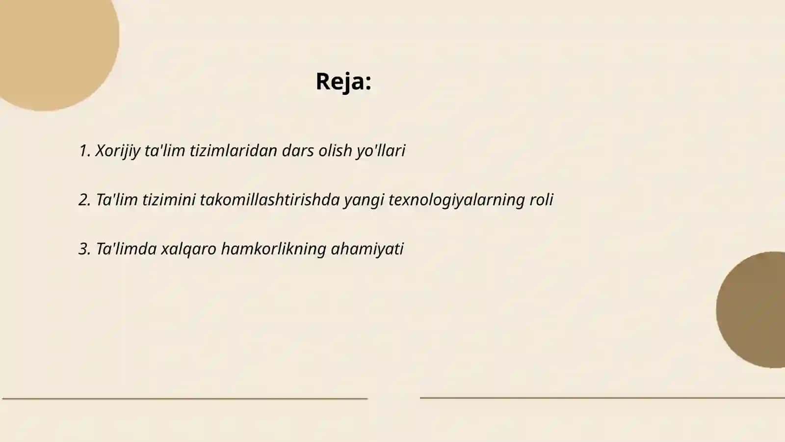 Ta'lim tizimini ilg'or xorijiy tajribalar asosida takomillashtirish 2