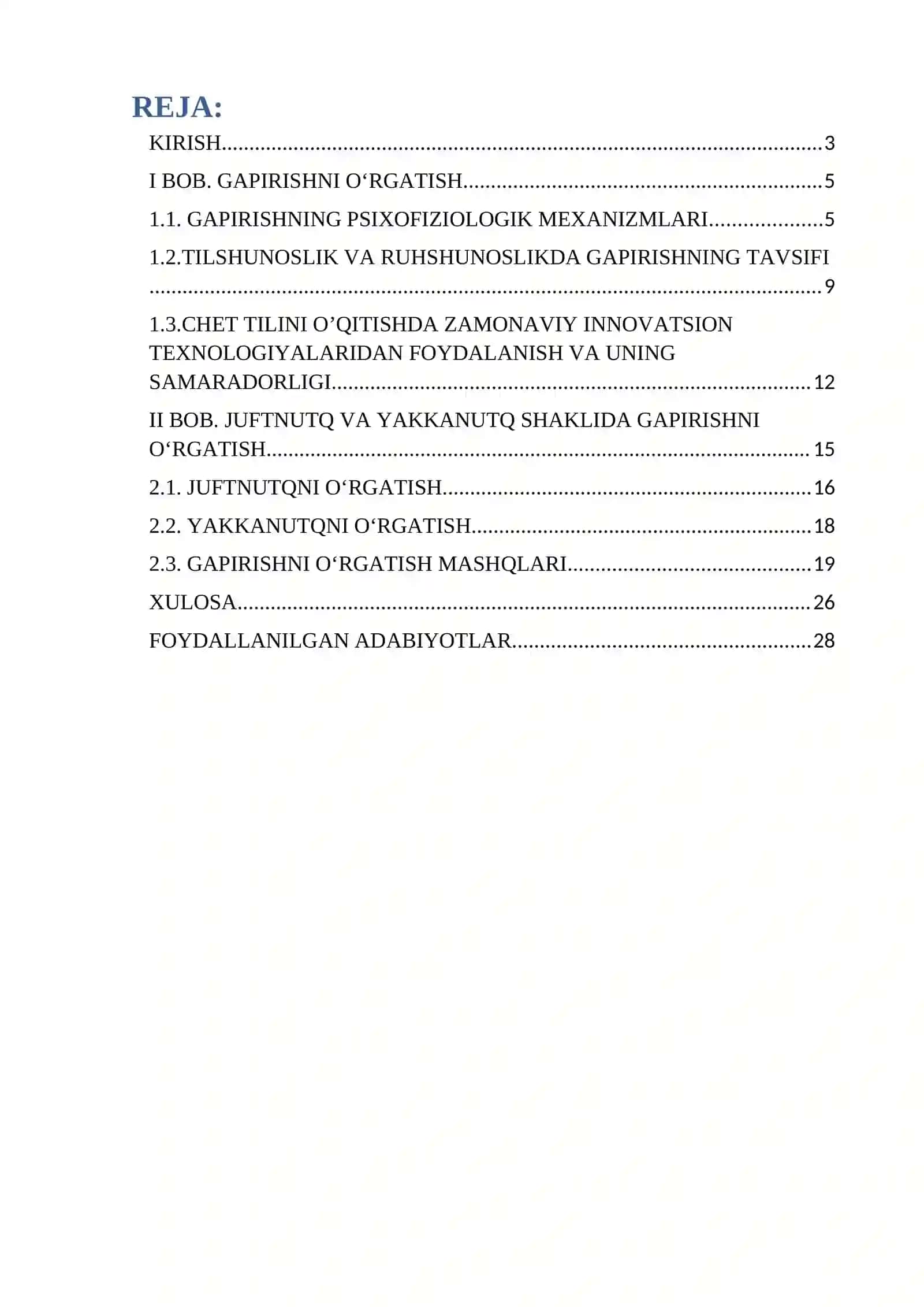 GAPIRISHNI O‘RGATISHDA PEDAGOGIK TEXNALOGIYALARNI, INNOVATSION TA’LIMNI QO’LLASH 2